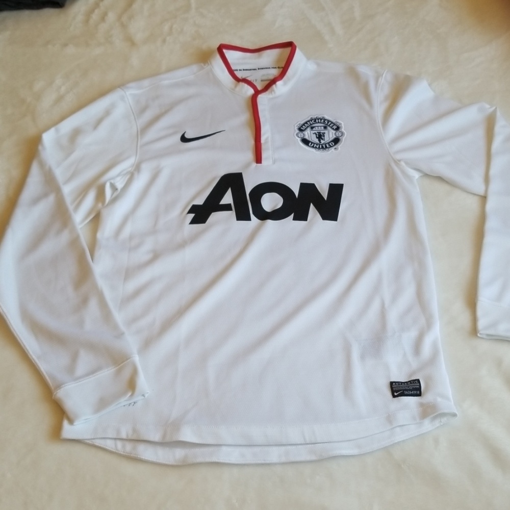 Nike Manchester United Jersey Long Sleeve Sma